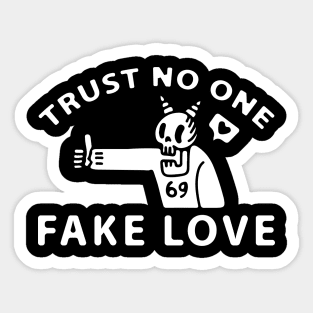 fake love Sticker